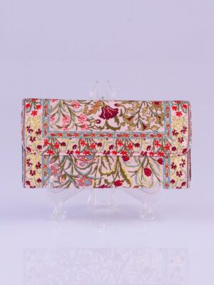 Large Floral Oriental Motive Wallet