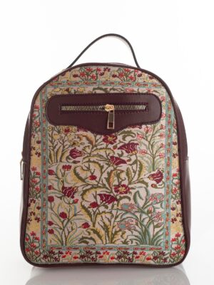 Bordo - Floral Oriental Pattern Backpack