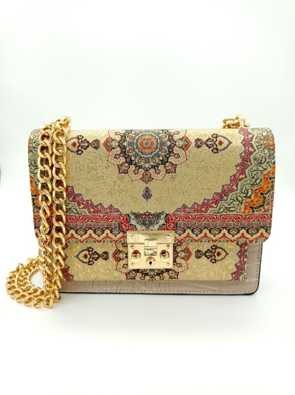 DERYA Golden Mandala Handbag