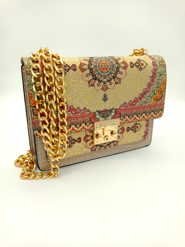 DERYA Golden Mandala Handbag