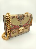 DERYA Golden Mandala Handbag