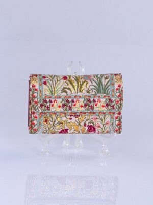 Floral Oriental Motive Wallet