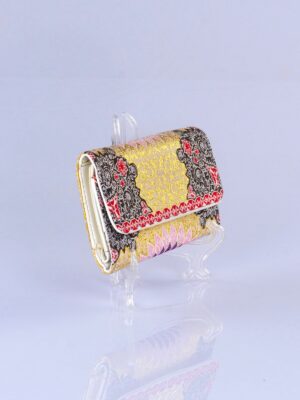 Golden mosaic oriental motive wallet (3)