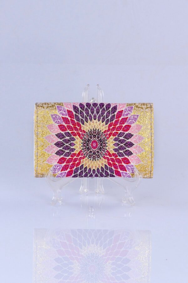 Golden Mosaic Oriental Motive Wallet