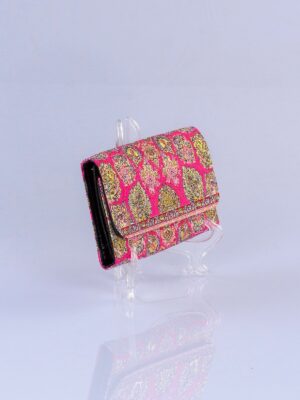 Pink oriental motive wallet (3)