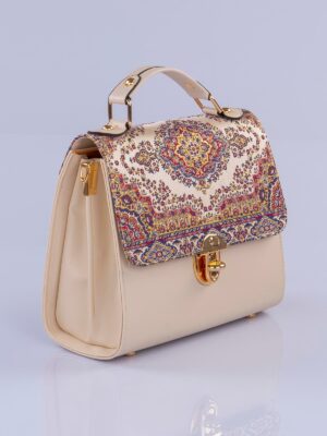 Rania Handbag- Beige mosaic 3