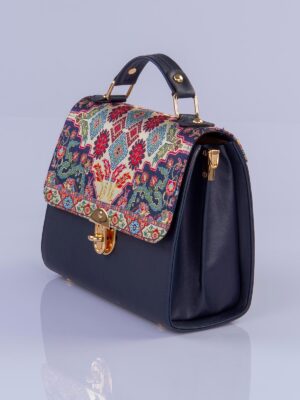 Rania Handbag – Dark Navy Blue 2