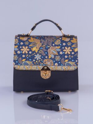 RANIA Handbag - Floral Dark Blue