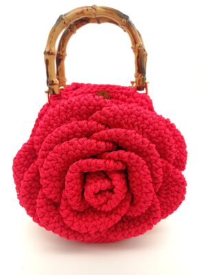 Red FLORA Handbag