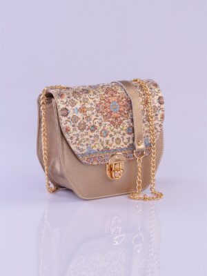 Shadia Handback Golden Oriental pattern (4)