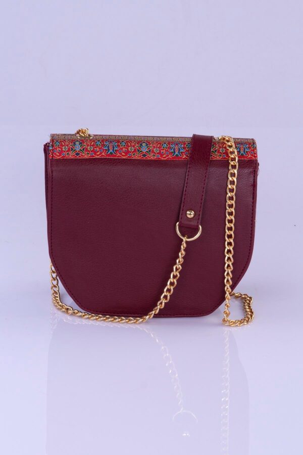 SHADIA Handbag - Bordo