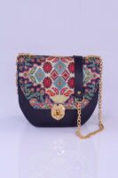 SHADIA Handbag - Navy Blue Boho