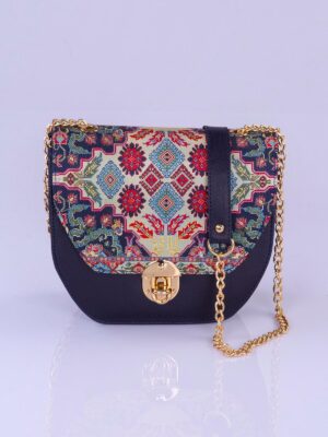 SHADIA Handbag - Navy Blue Boho