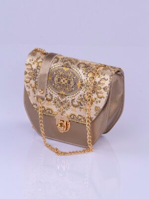 Shadia Handbag Golden (4)