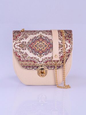 SHADIA Handbag - Beige Mosaic