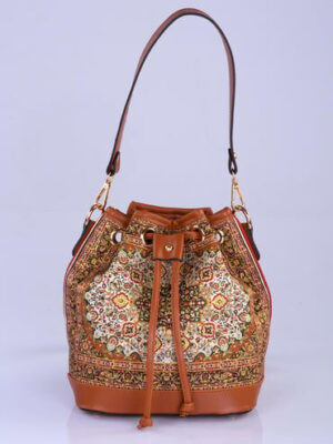 ZAINA Handbag/Backpack - Brown Pattern