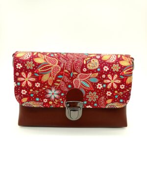 SELIN Handbag - Floral Red