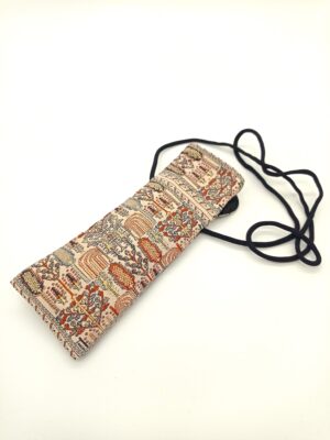 Brown mosaic glasses case (2)