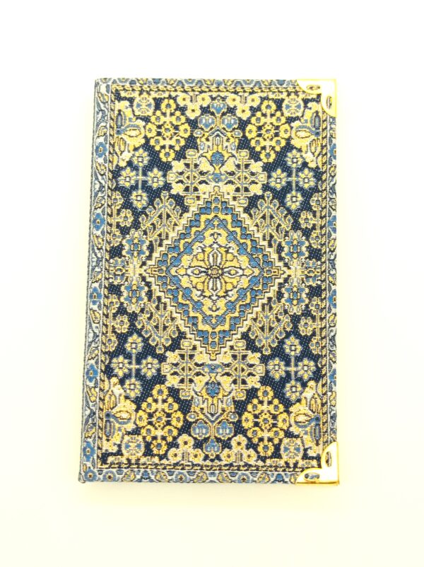 Dark Blue Oriental Pattern - Small Lined Notebook