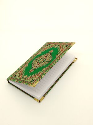 Green oriental notebook