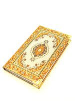 Orange Oriental Motive Pattern - Small Lined Notebook