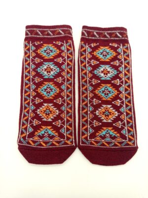 Oriental burgundi socks (2)