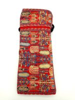 Red And Gold Oriental Pattern Glasses Case