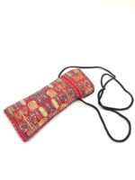 Red And Gold Oriental Pattern Glasses Case