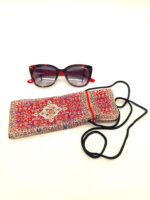 Red Oriental Glasses Case