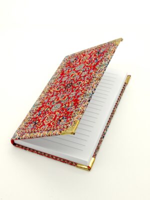 Red oriental motive notebook