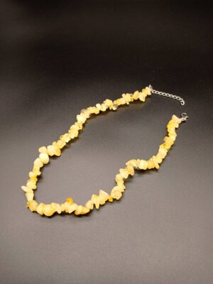 SHAKTI  -Natural Citrine Crystal Necklace