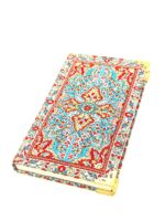 Light Blue Oriental Pattern - Small Lined Notebook