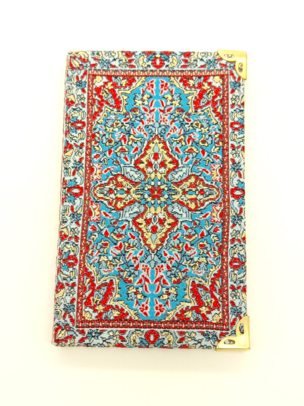 Light Blue Oriental Pattern - Small Lined Notebook