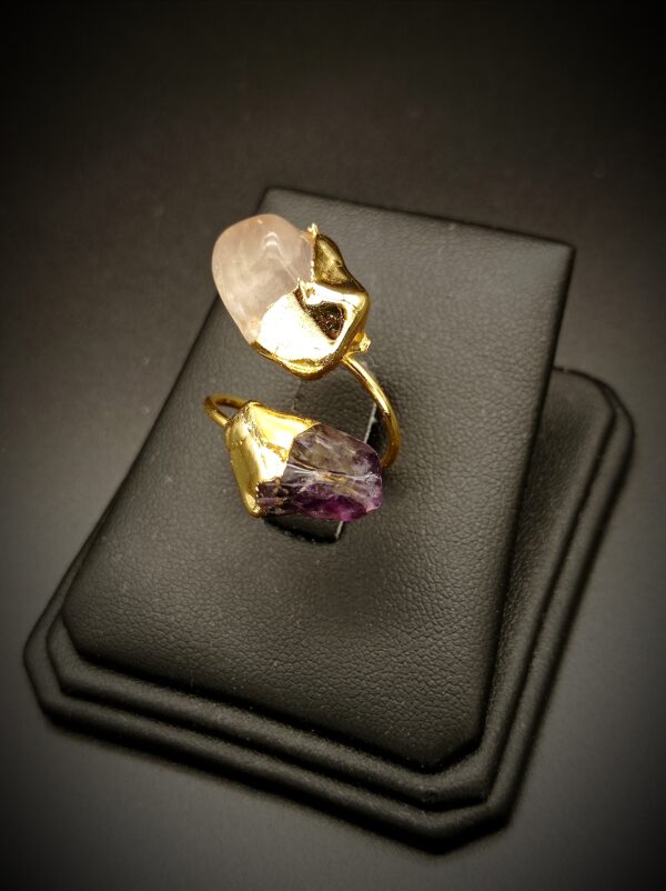 ZEPHYRINE Ring - Citrine/Amethyst