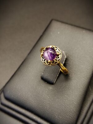 LAYLA Ring - Natural Amethyst