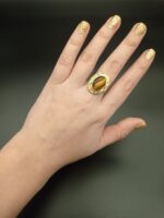 SAFIYA Ring - Natural Tiger Eye