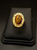 SAFIYA Ring - Natural Tiger Eye